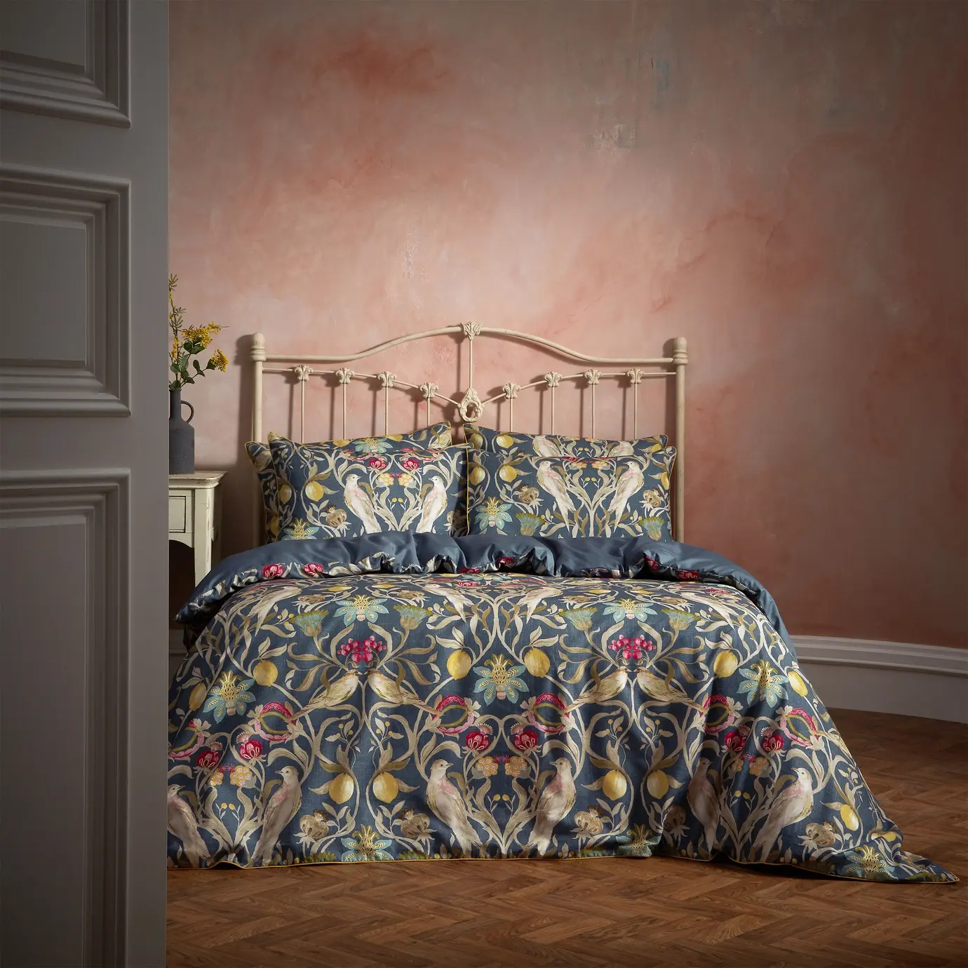 Edinburgh Weavers "Songbird" Duvet Set, Pure Cotton, Arts & Crafts