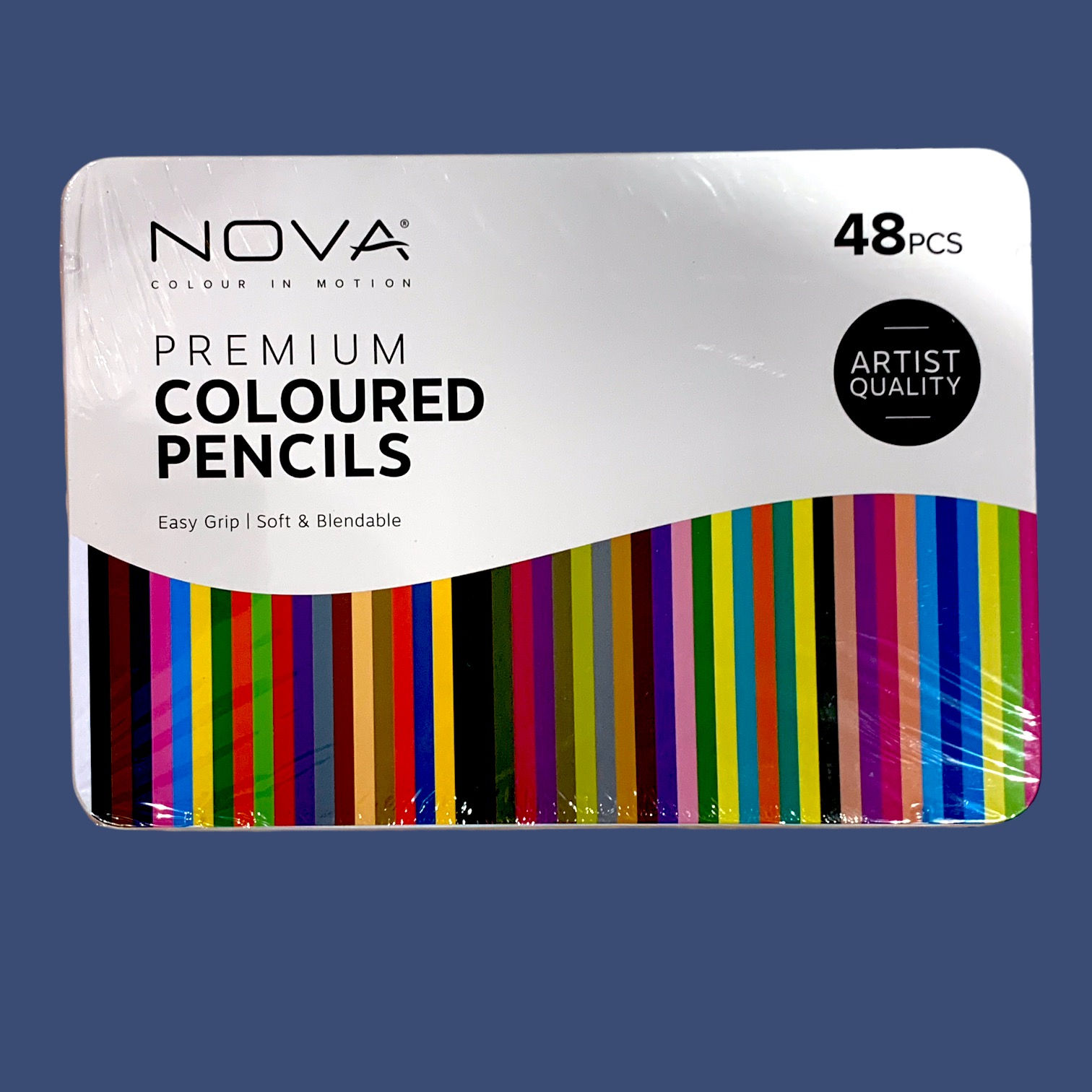 Nova Premium Artist’s Colouring Pencils, Crayons, x48 Easy grip Soft & Blendable