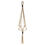 Thumbnail: East of India sisal string macrame hanging display, pot holder 50cm length