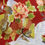 Thumbnail: Genuine Japanese, Quality cotton fabric, metallic Courting Cranes,red