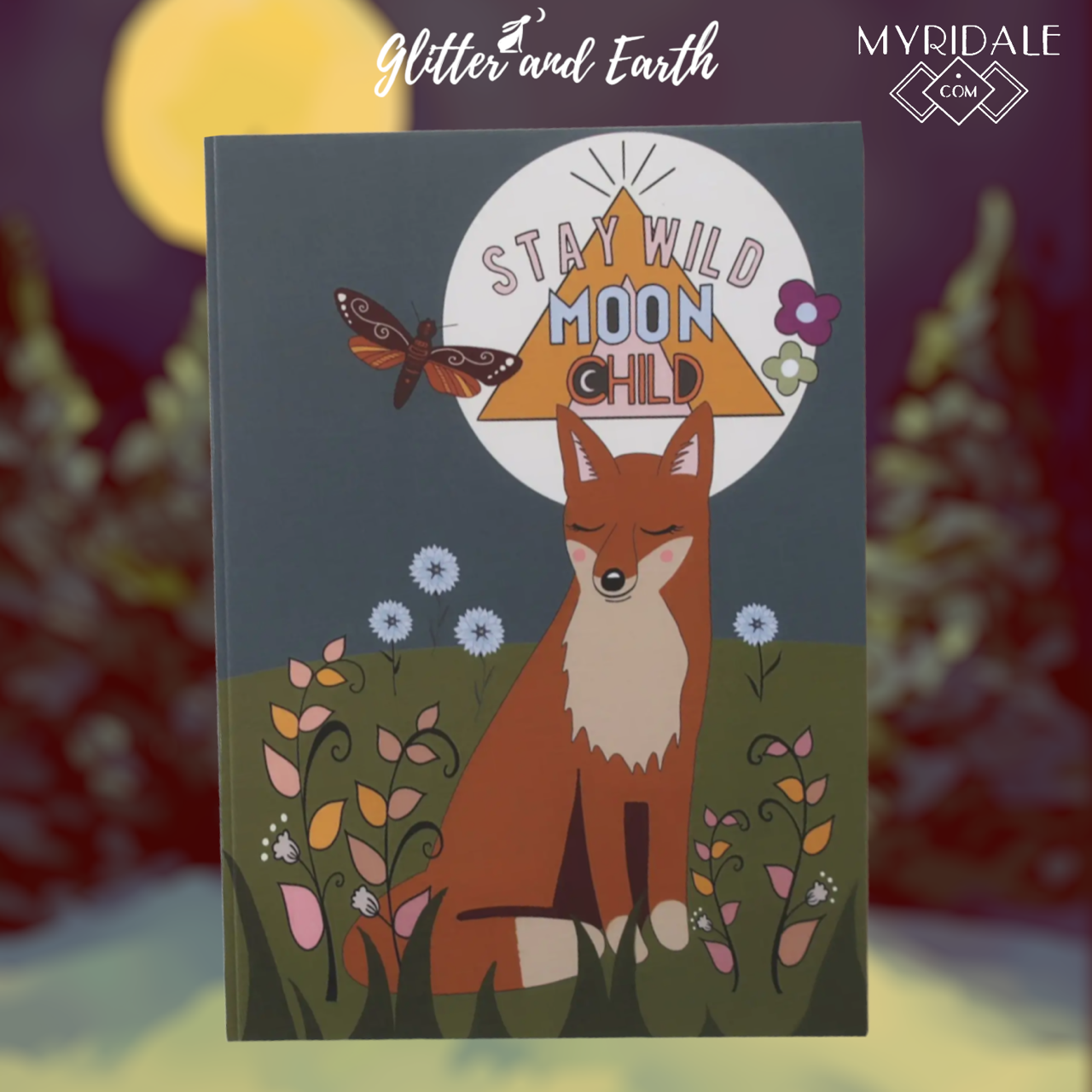 Blank card by Cornish artist, Jacqueline Wild 'Stay Wild' FSC certified