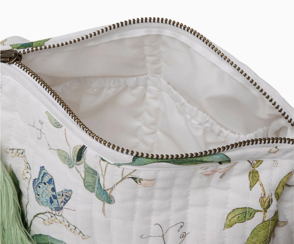 Thumbnail: Wild Floral Cotton Toiletry Bag by Sophie Allport