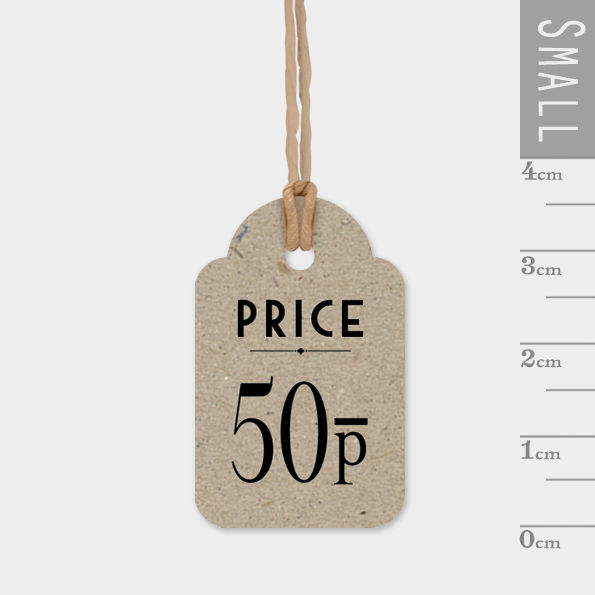 Thumbnail: East of India Pack x10 vintage style Price Tags "50p"
