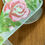 Thumbnail: Sheer, 6cm wide, wired ribbon from Paris, roses design, sold by the metre