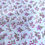 Thumbnail: 100% cotton, printed sprays on sky blue, 112cm wide, per metre