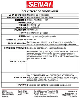 Mecânico de refrigeração - Arpol Conforto Térmico LTDA.jpg