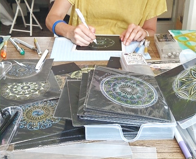 点描曼荼羅ワークショップ