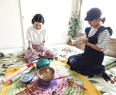 音の種の発光ワーク