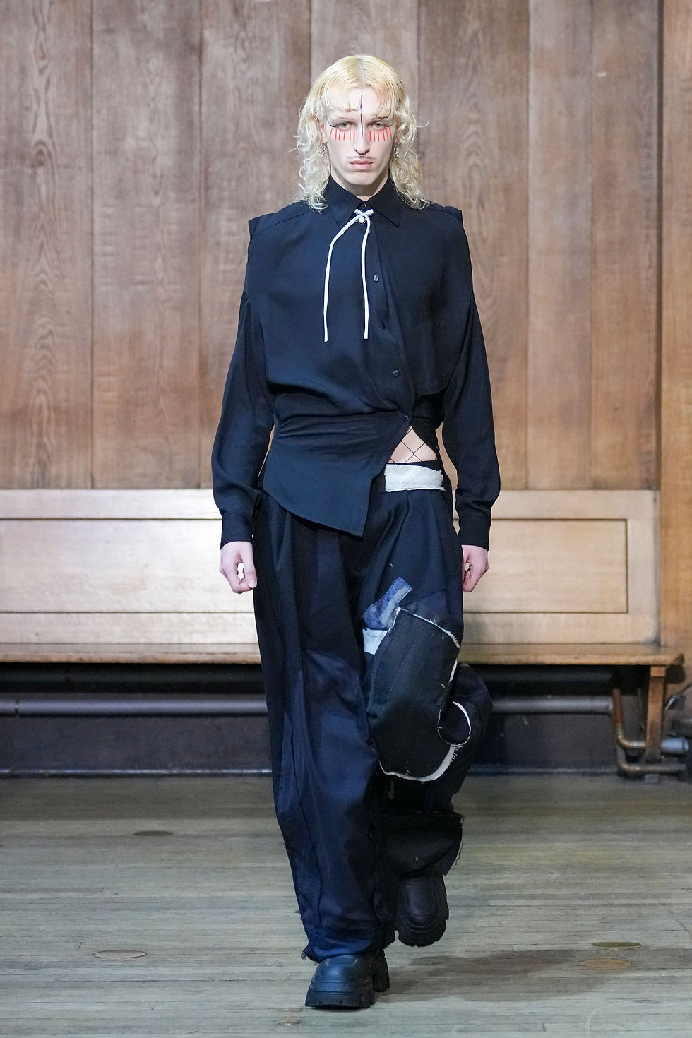 Model wearing a Jenn Lee design