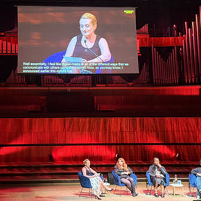 Amelia Dimoldenberg at the Southbank Centre