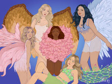 drawing of Victoria's Secret's 2026 angels