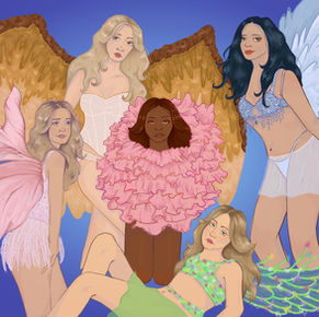 drawing of Victoria's Secret's 2026 angels