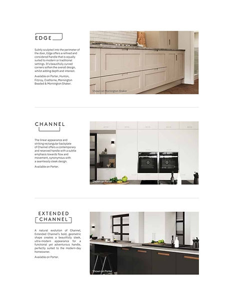 Three stylish kitchen designs: Classic, Shaker, and Modern