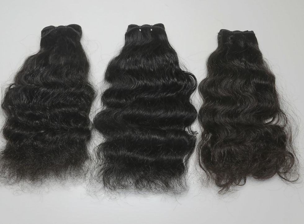 Thumbnail: Natural Curly Wefts