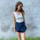 Thumbnail: Madeleine Navy Shorts