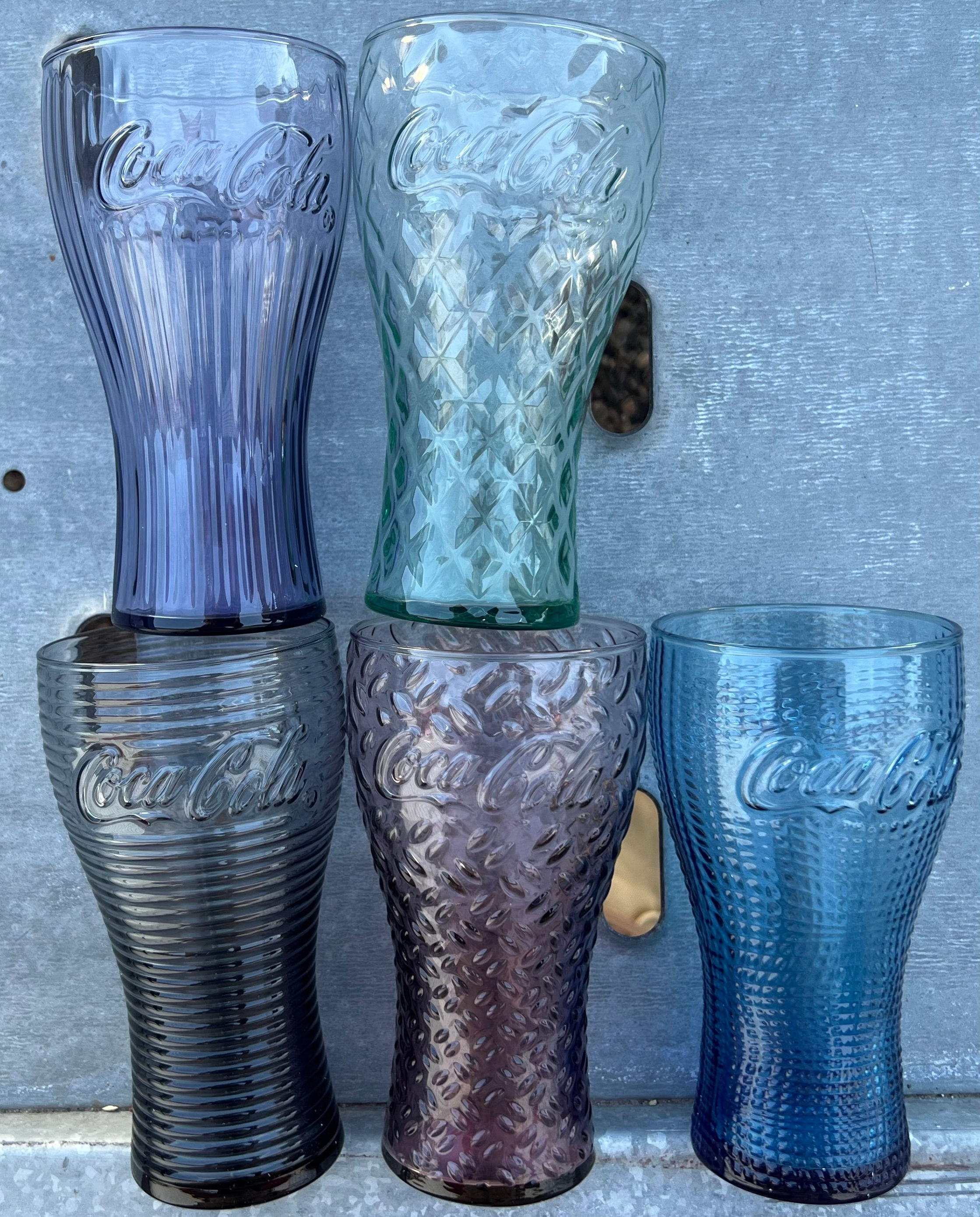 5 verres COCA COLA neufs 2017