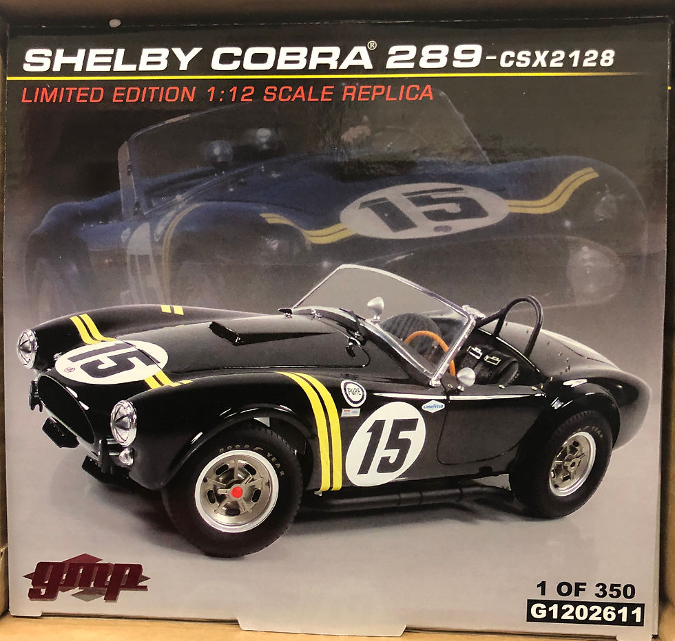Miniature : AC COBRA 289 SHELBY noire GMP 1202611