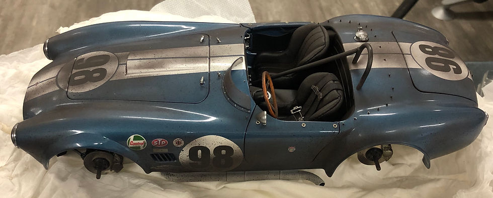 Miniature : AC COBRA 289 SHELBY bleue FL GMP 1202606