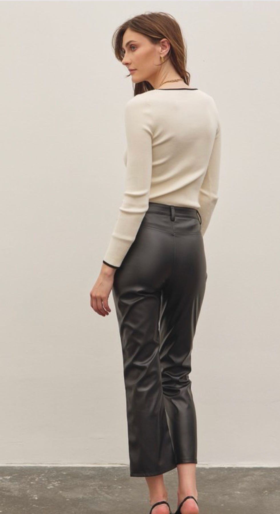 Thumbnail: Contrast ribbed sweater 
