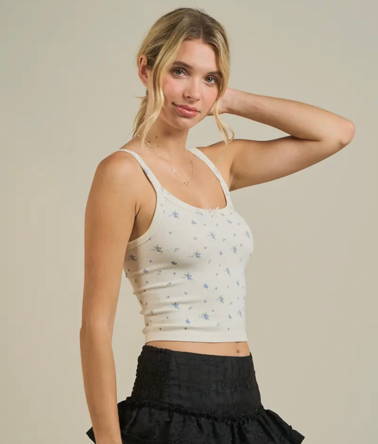 Floral tank top