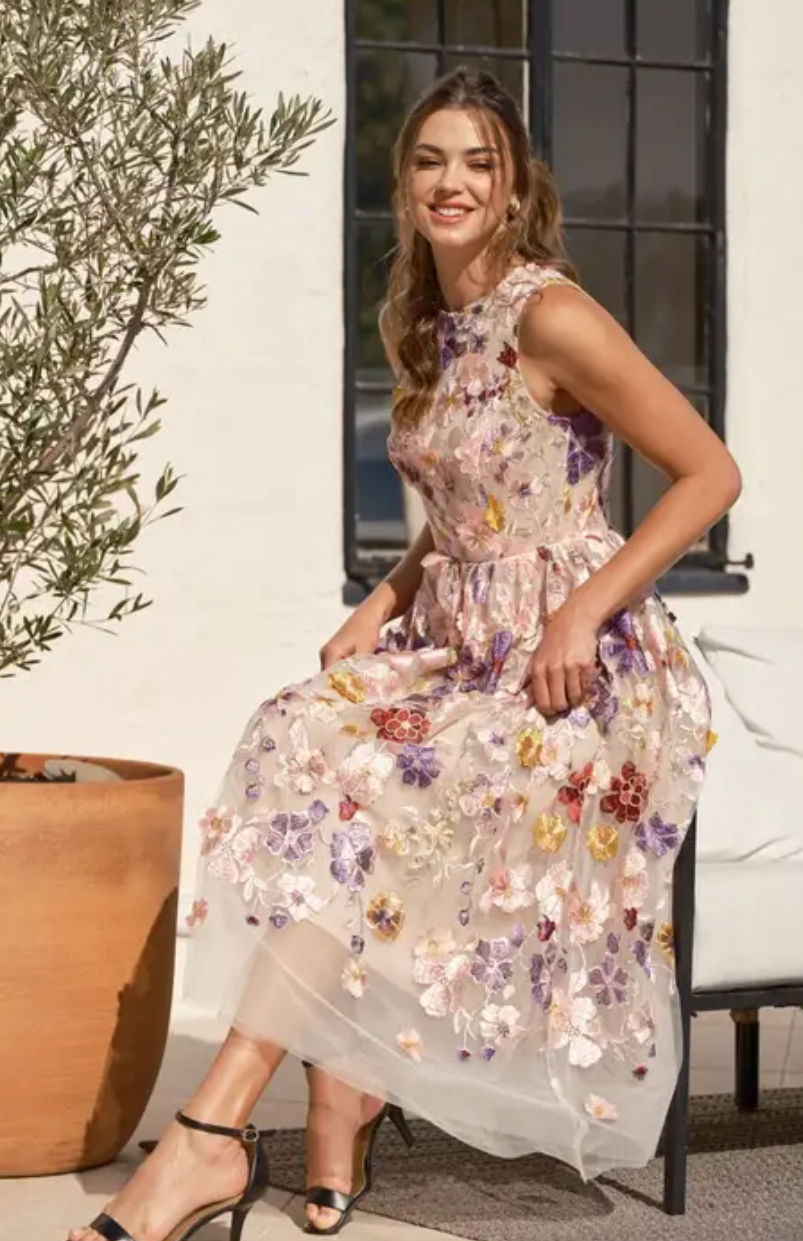Thumbnail: Florecita midi dress