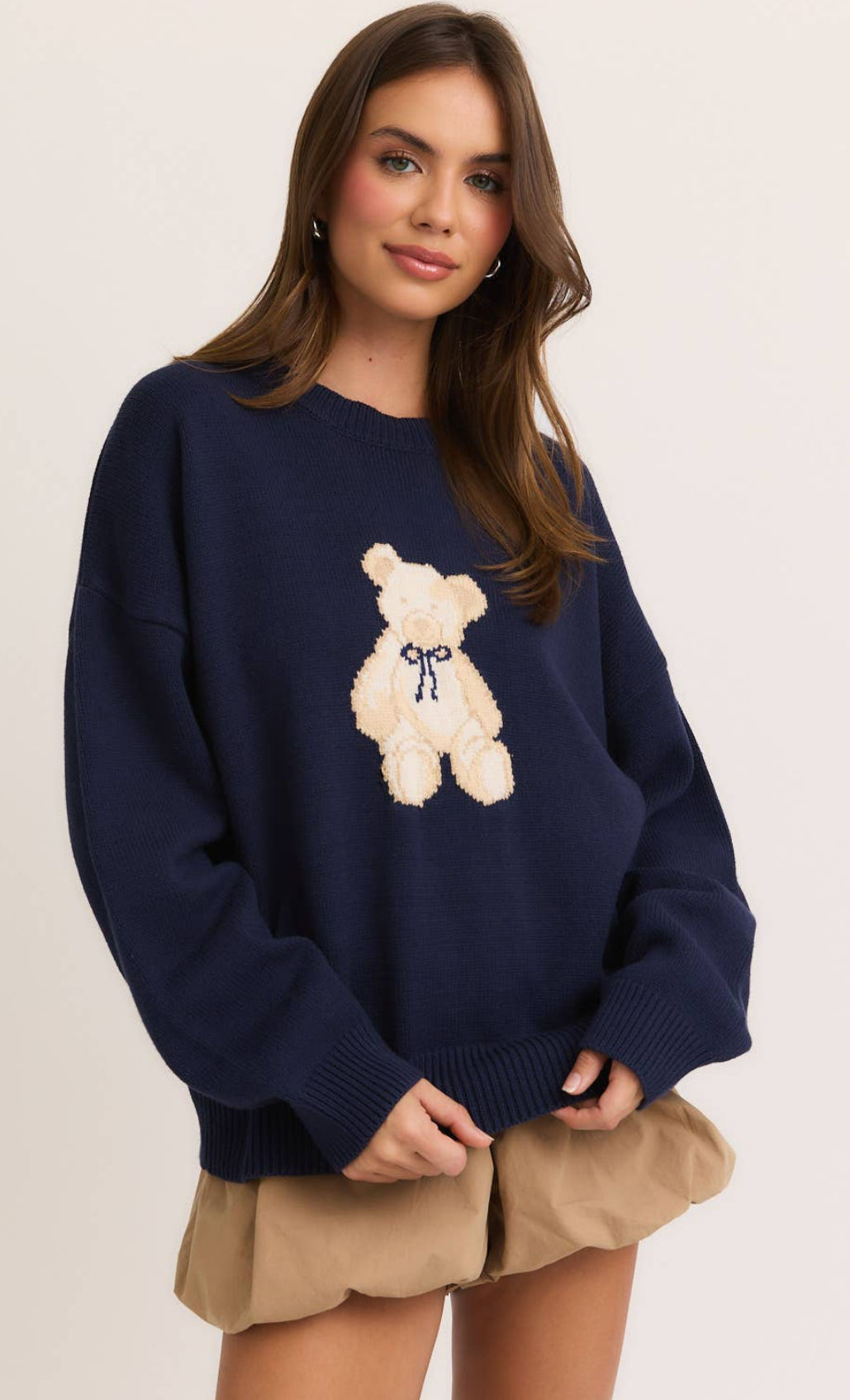 Oversized Teddy Crewneck Style