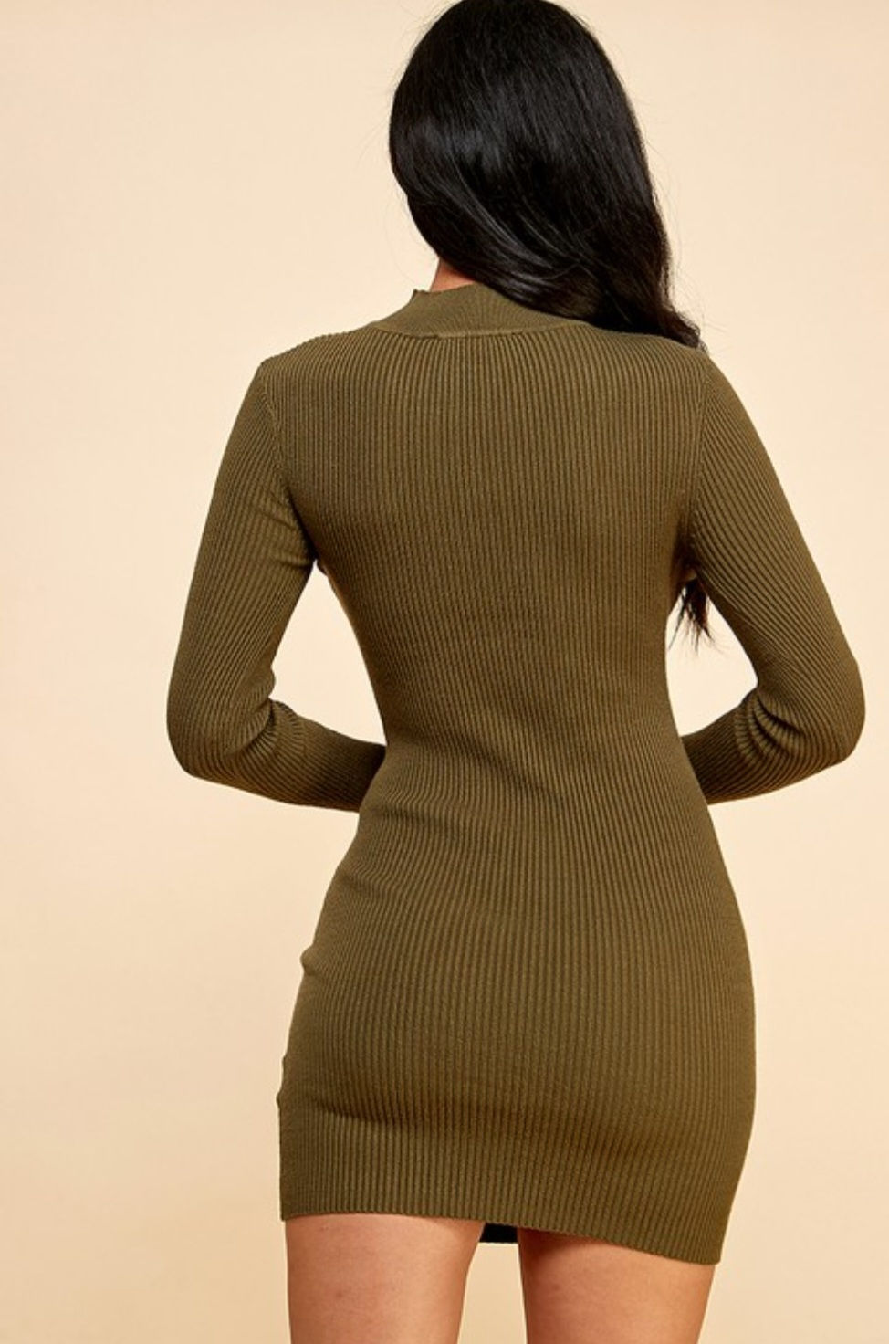 Thumbnail: Vestido mini long sleeve