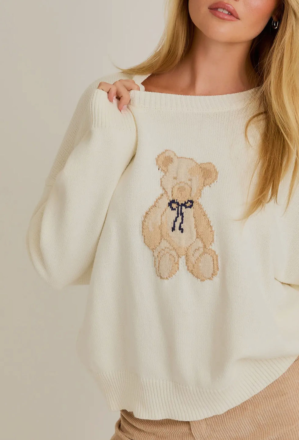Thumbnail: Oversized Teddy Crewneck Style