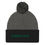 Thumbnail: dark grey and black E&M Classic - Pom Pom Beanie