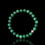 Thumbnail: 8mm green fuchsite beaded bracelet top view