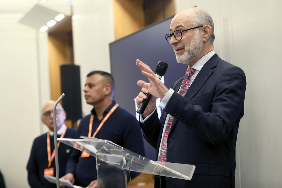 From left: Anoosheh Ashoori, Sacha Deshmukh, Fabian Hamilton MP