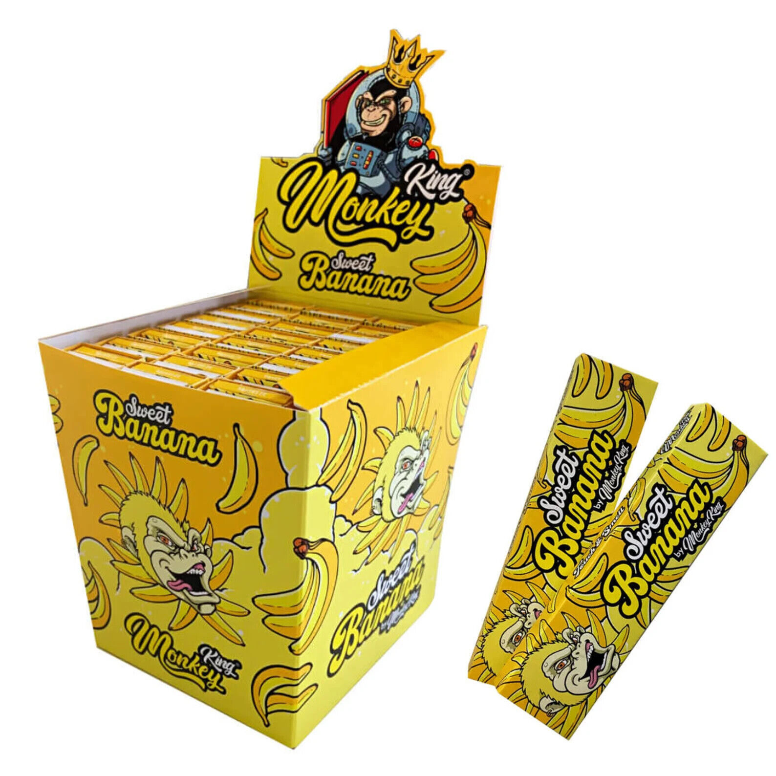 Banana Scented Rolling Papers & Tips