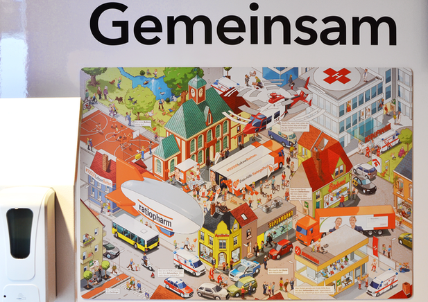 Bild des Wimmelbilds im Veranstaltungstruck