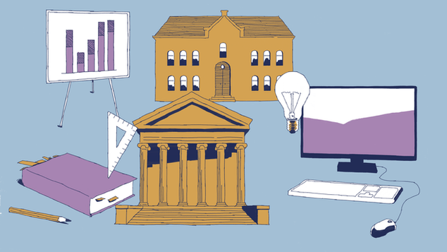 Illustration für den Gleichstellungsmonitor Hamburg