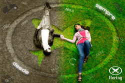 Hering Anúncio em Pag. Dupla