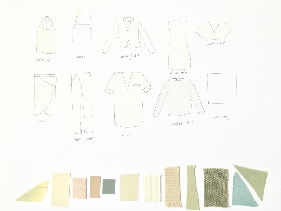 Collection and fabric samples