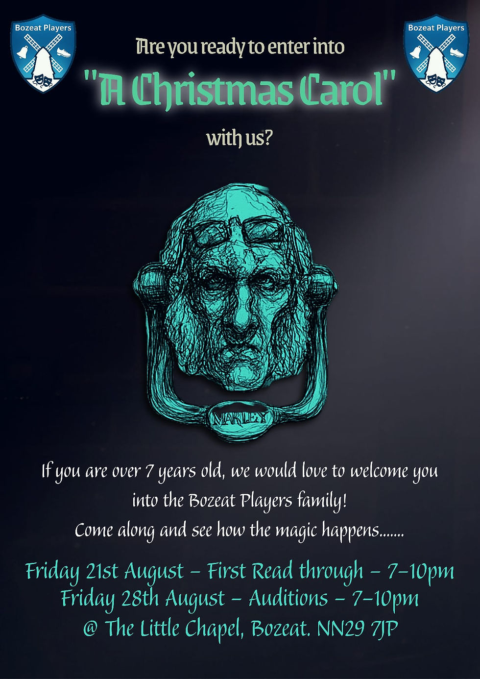 Bozeat Players Presents A Christmas Carol Auditions