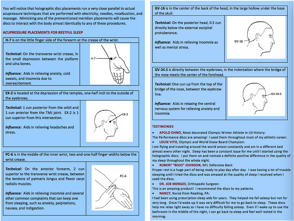 Thumbnail: Sleep Acupressure Discs