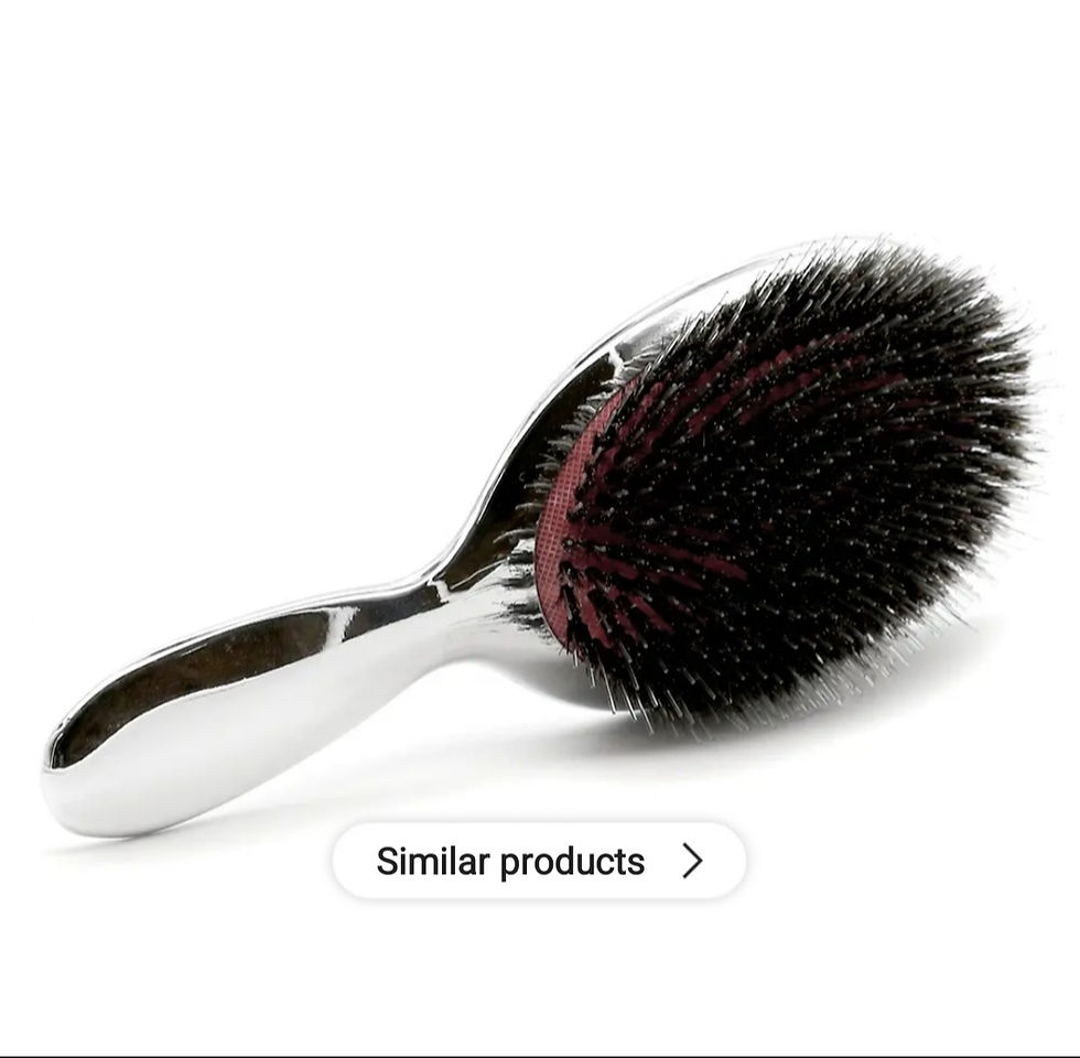 Thumbnail: LUXURY BOAR BRISTLE PADDLE BRUSH