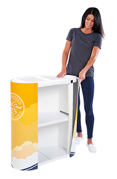 Finesse 2 promotional display counter graphics