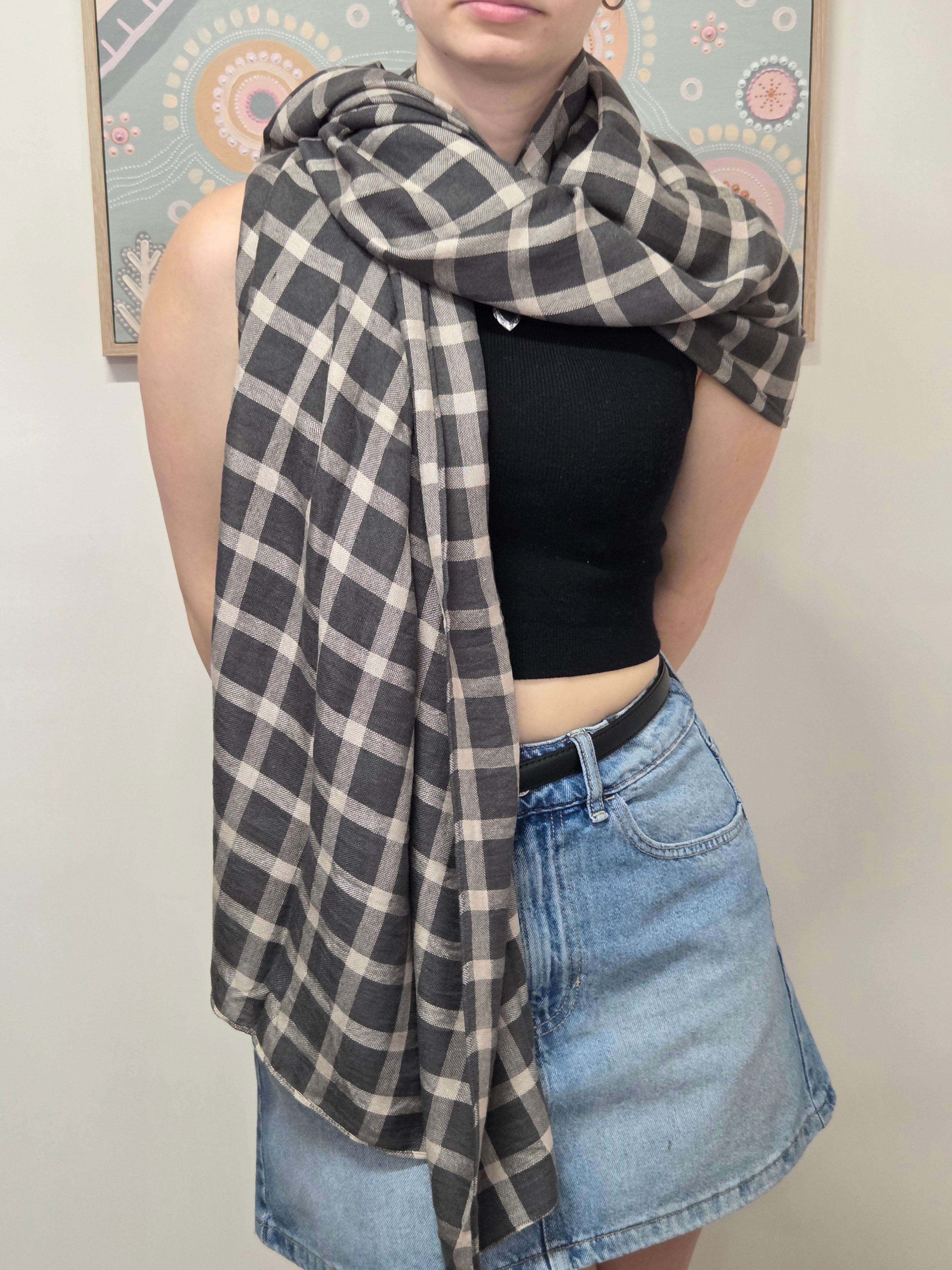 Plaid scarf