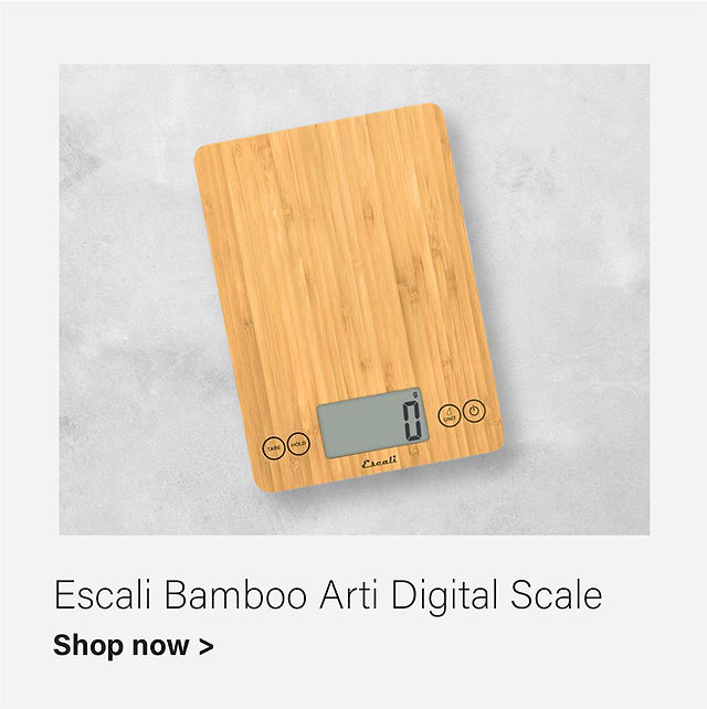 Escali Arti Digital Scale, 15 Lb - Bamboo