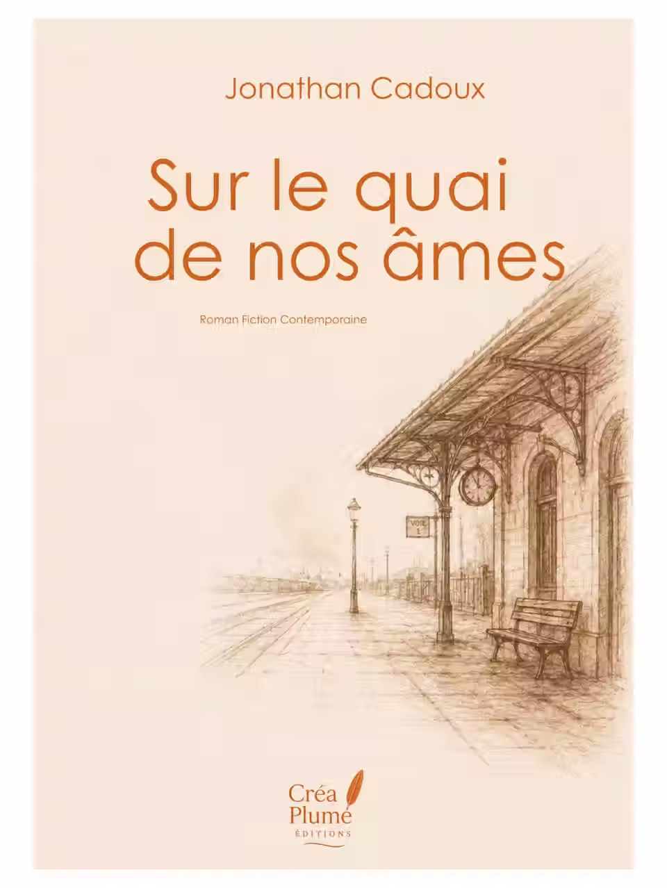 Couverture du livre "Sur le quai de nos âmes"