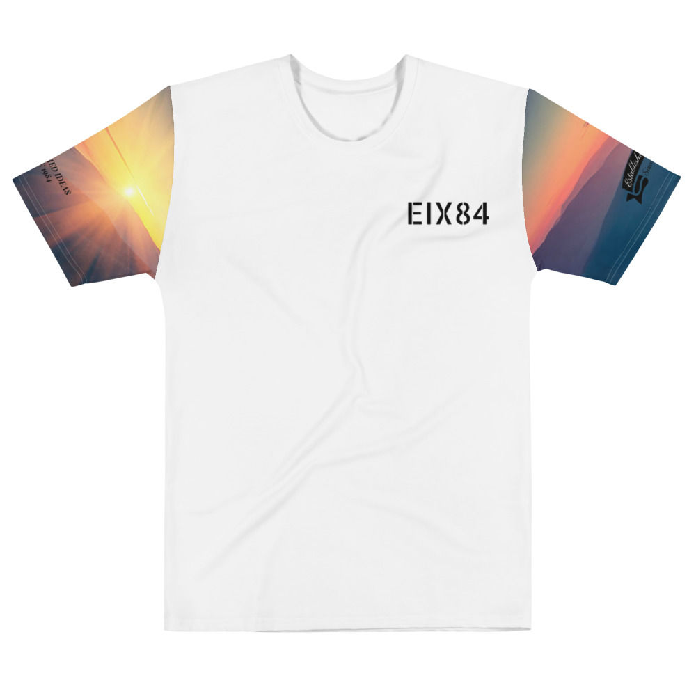 Men's Horizon Sleeved Tee- White