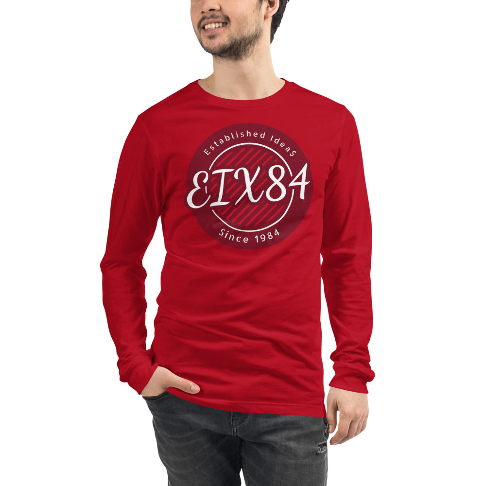 EIX1984 Long Sleeve Tee- Burgandy
