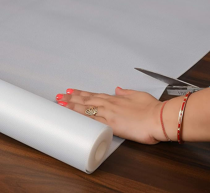 Thumbnail: Anti-Skid Multipurpose Kitchen Roll (White, 45 cm x 300 cm) – Keep Shelves Clean