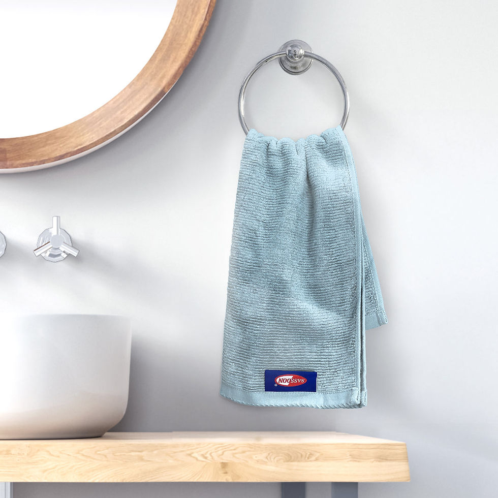 Thumbnail: 100 % BAMBOO  DESLAY HAND TOWEL 40 X 60 CM  2 UNITS
