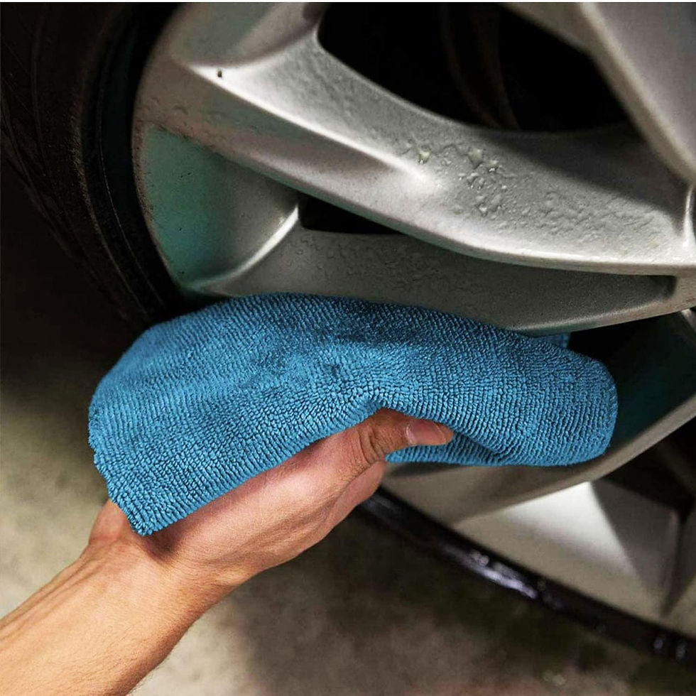 Thumbnail: Sassoon Highly Absorbent Microfiber Cleaning Cloth in 450 GSM (2 Pcs, Green)