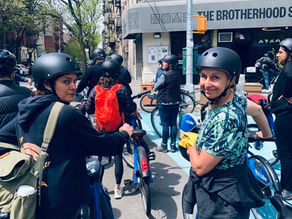 Composting in New York by bike