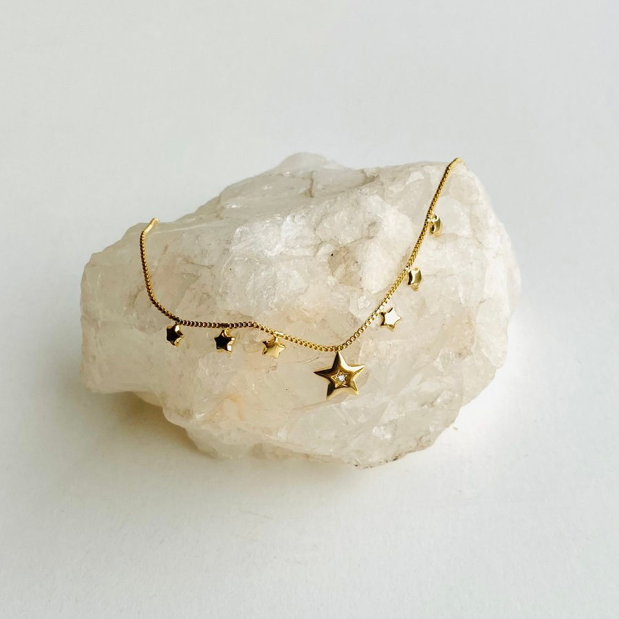 Collar Estrellitas Circonias